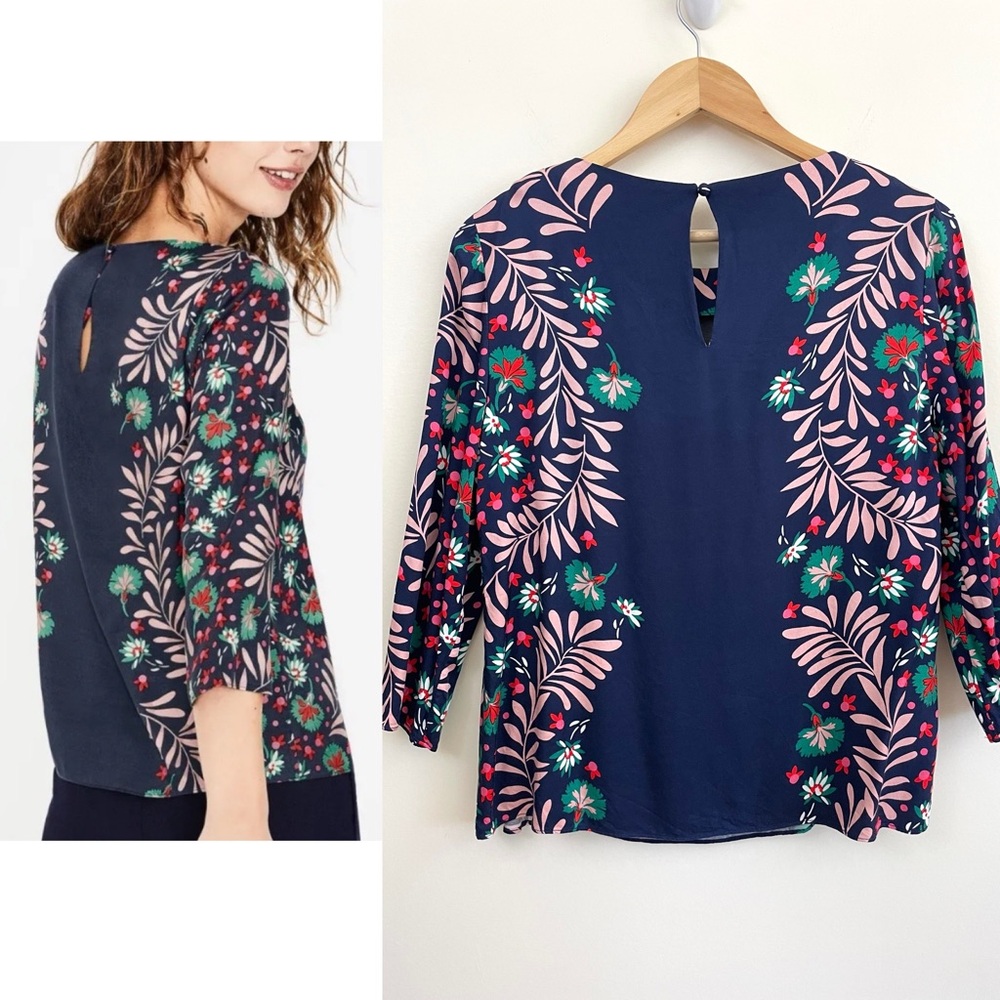 Boden Larissa Floral Top, EUC - Picture 2 of 11